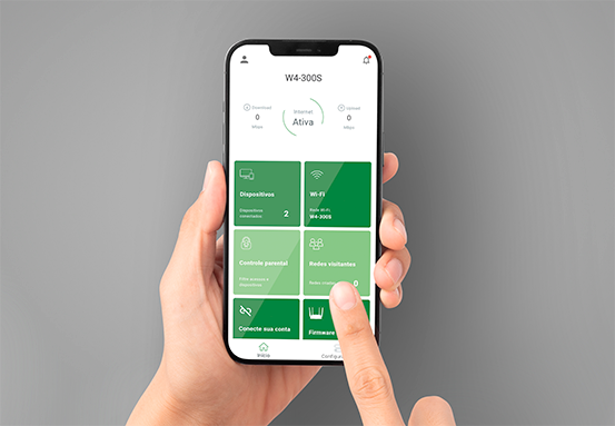 Facilidade na palma da mão