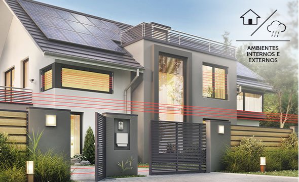 Para ambientes internos, semiabertos e externos