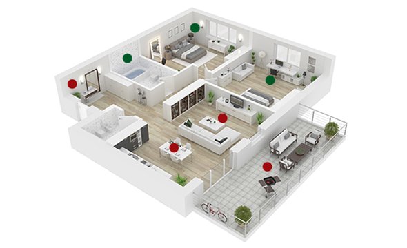 Divisão por ambientes