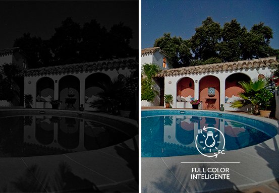 Nova tecnologia Full Color + IR