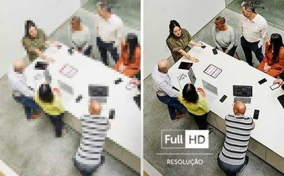 Maior definição de imagem (Full HD)