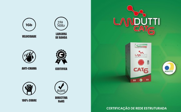 Cabo para Certificação de Rede Estruturada