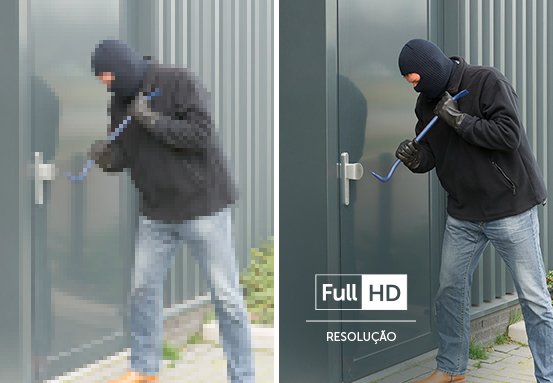 Maior definição de imagem (Full HD)