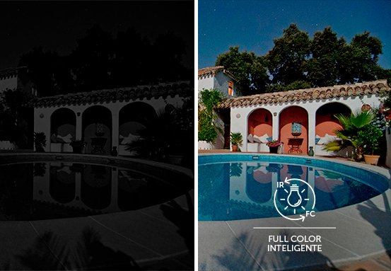 Nova tecnologia Full Color + IR
