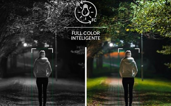 Nova tecnologia Full Color + IR
