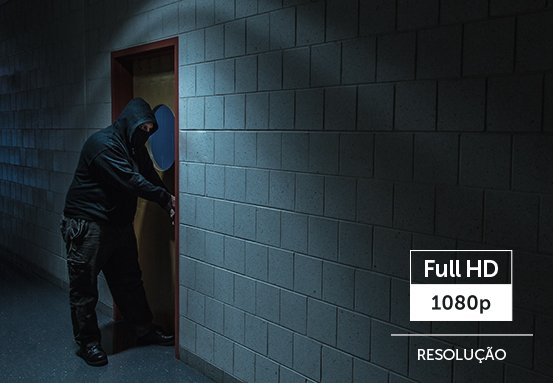 Imagens em Full HD para captar cada detalhe