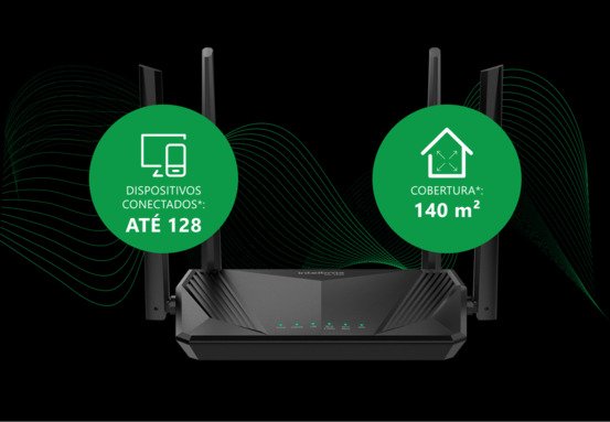Area de cobertura e conexões simultâneas