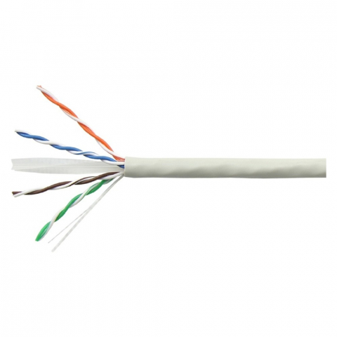 CABO UTP CAT6 4P 24AWG LSZH CINZA 305M AMP - COMMSCOPE - Imagem 2