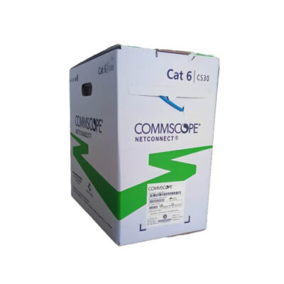 CABO UTP CAT6 4P 24AWG LSZH CINZA 305M AMP - COMMSCOPE