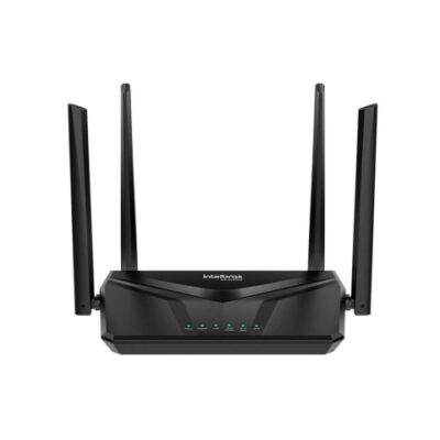 ROTEADOR WIRELESS WI-FORCE PORTA GIGA WIFI 5 W5 1200GS - INTELBRAS
