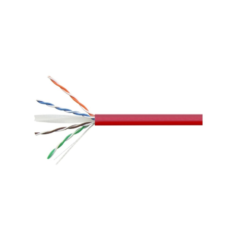CABO UTP CAT6 4P 24AWG LSZH VERMELHO AMP 305M - COMMSCOPE - Imagem 2
