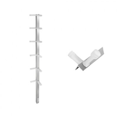 HASTE CANTONEIRA 1 METRO COM 12 ISOLADORES MAIA BRANCO - COFISEG