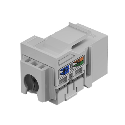 KEYSTONE JACK RJ45 FEMEA 90 GRAUS CAT5E BRANCO - INTELBRAS