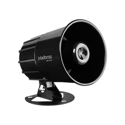 Sirene 115 dB SIR 2000 Preta - Intelbras