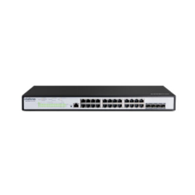 SWITCH GERENCIAVEL 24 PORTAS GIGA + 4 PORTAS SFP 1000 BASE-X S 2328G-A - INTELBRAS