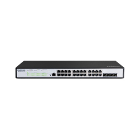 SWITCH GERENCIAVEL 24 PORTAS GIGA + 4 PORTAS SFP 1000 BASE-X S 2328G-A - INTELBRAS