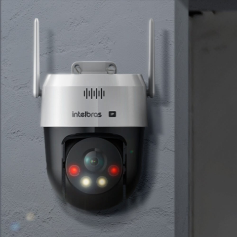 CAMERA SPEED DOME IP VIPW 1300 MINI SD IR IA FULL COLOR - INTELBRAS - Imagem 3