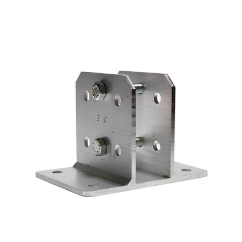 SAPATA FIXA PARA CERCA ELETRICA 23X23 e 25x25 - CONFISEG