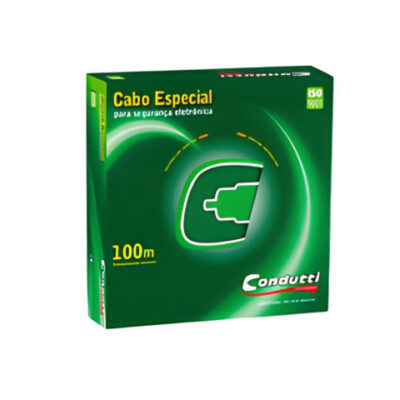 CABO ALARME 2 PARES 40x4V 26AWG CCA VIAS MULTICORES BRANCO 100 M - CONDUTTI