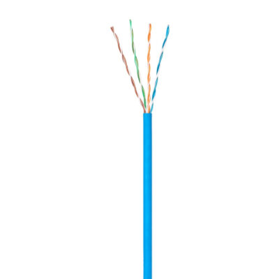 CABO UTP CAT5E CMX 4P IMPACT LAN 100M AZUL - INTELBRAS