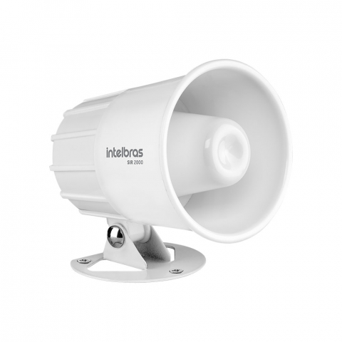 Sirene 115 dB SIR 2000 Branca Intelbras