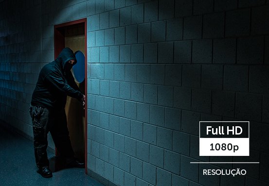 Imagens em Full HD para captar cada detalhe