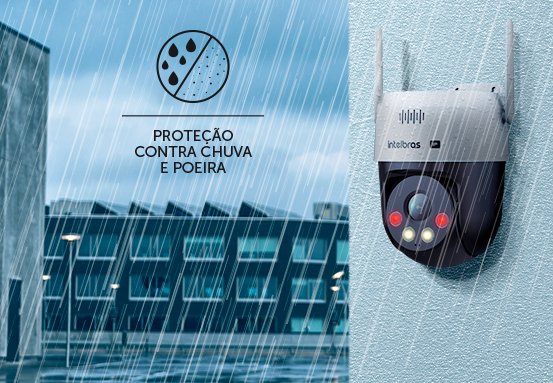 Proteção contra chuva e poeira