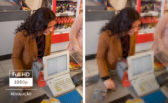 Capture todos os detalhes com imagens em Full HD