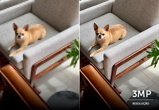 Segurança reforçada com imagens em 3MP