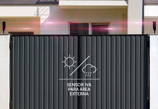 Alcance de até 40 metros