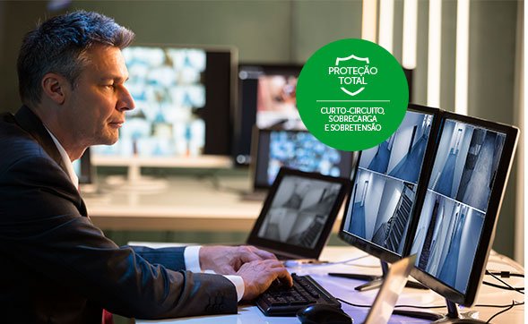 Proteção total contra variação na rede