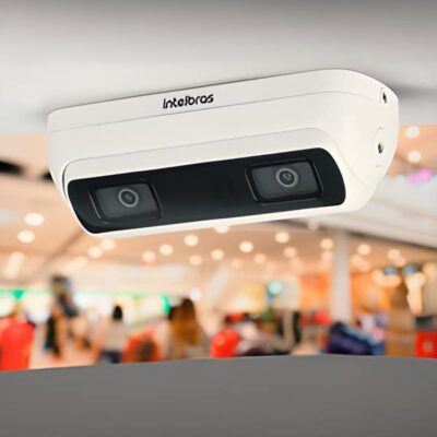 CAMERA IP CONTAGEM PESSOAS 3MP VIP 9320 3D IA FT INTELBRAS