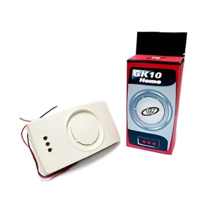 SIRENE PIEZOELETRICA GK HOME COM LED 12V BRANCA