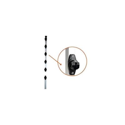 HASTE PARA CERCA ELETRICA 1 METRO COM 6 ISOLADORES W