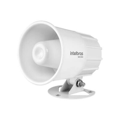 SIRENE 115 DB SIR 2000 BRANCA INTELBRAS