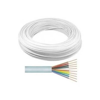 CABO 5 PARES MULTICORES 26AWG 40 NU BRANCO 100M
