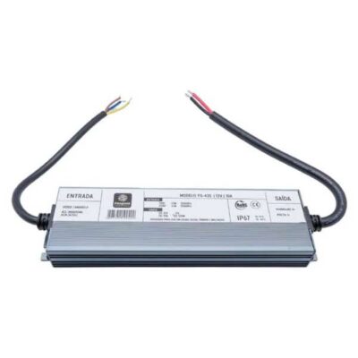FONTE 12V 10A BLINDADA FS-435 LINHA GOLD A PROVA DE AGUA