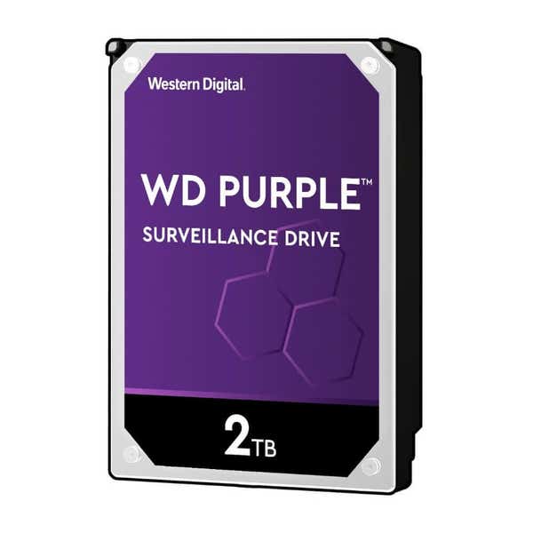 HARD DISK WD PURPLE DISCO RíGIDO PARA CFTV 2TB WD23PURZ — Hd's (HardDisk)