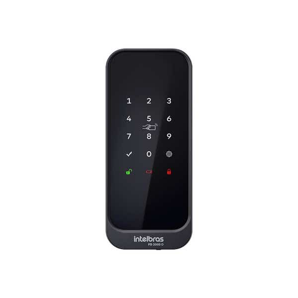 Fechadura digital sobrepor com teclado e sensor de proximidade