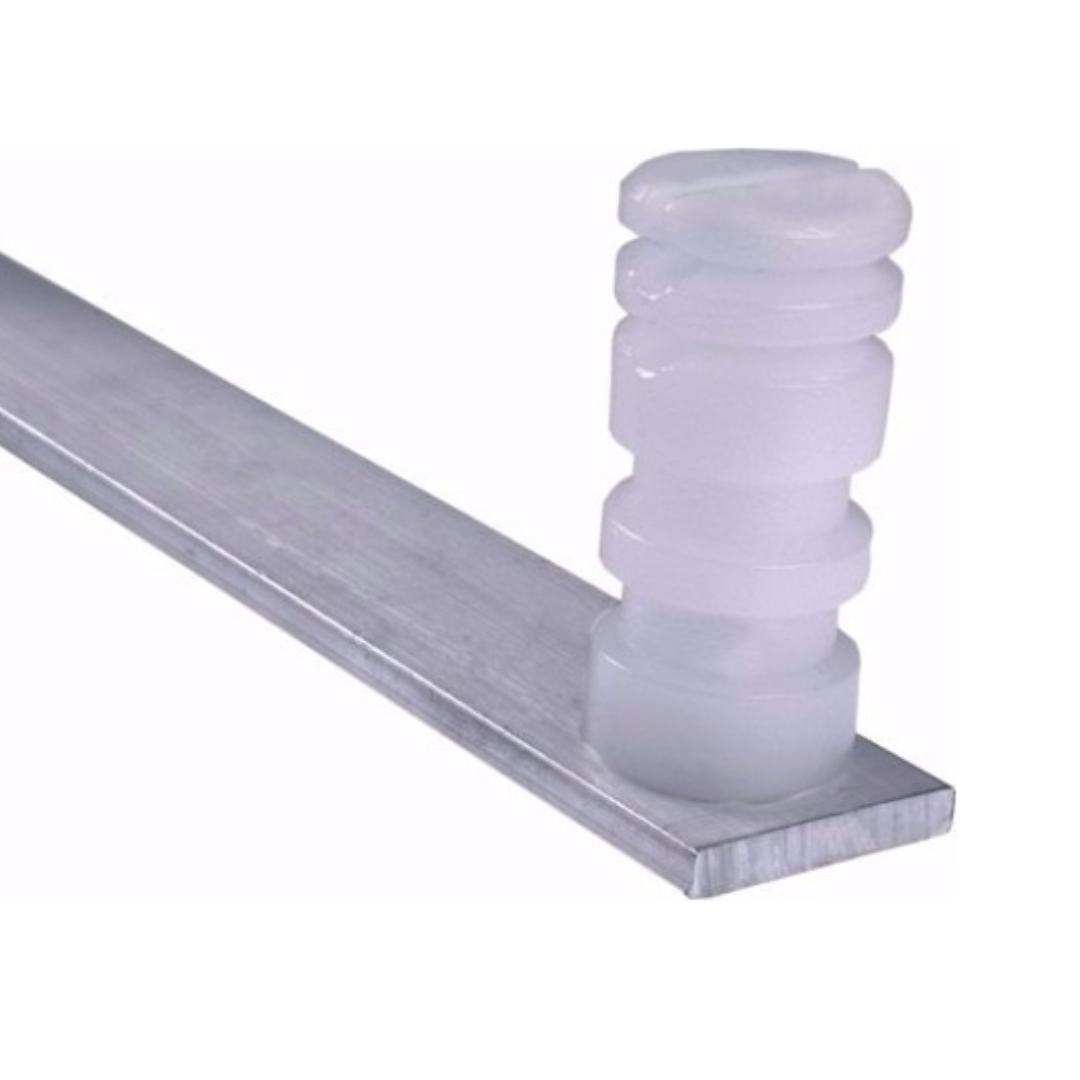 HASTE 1" X 4 MM 75 CM 4 ISOLADORES — Hastes