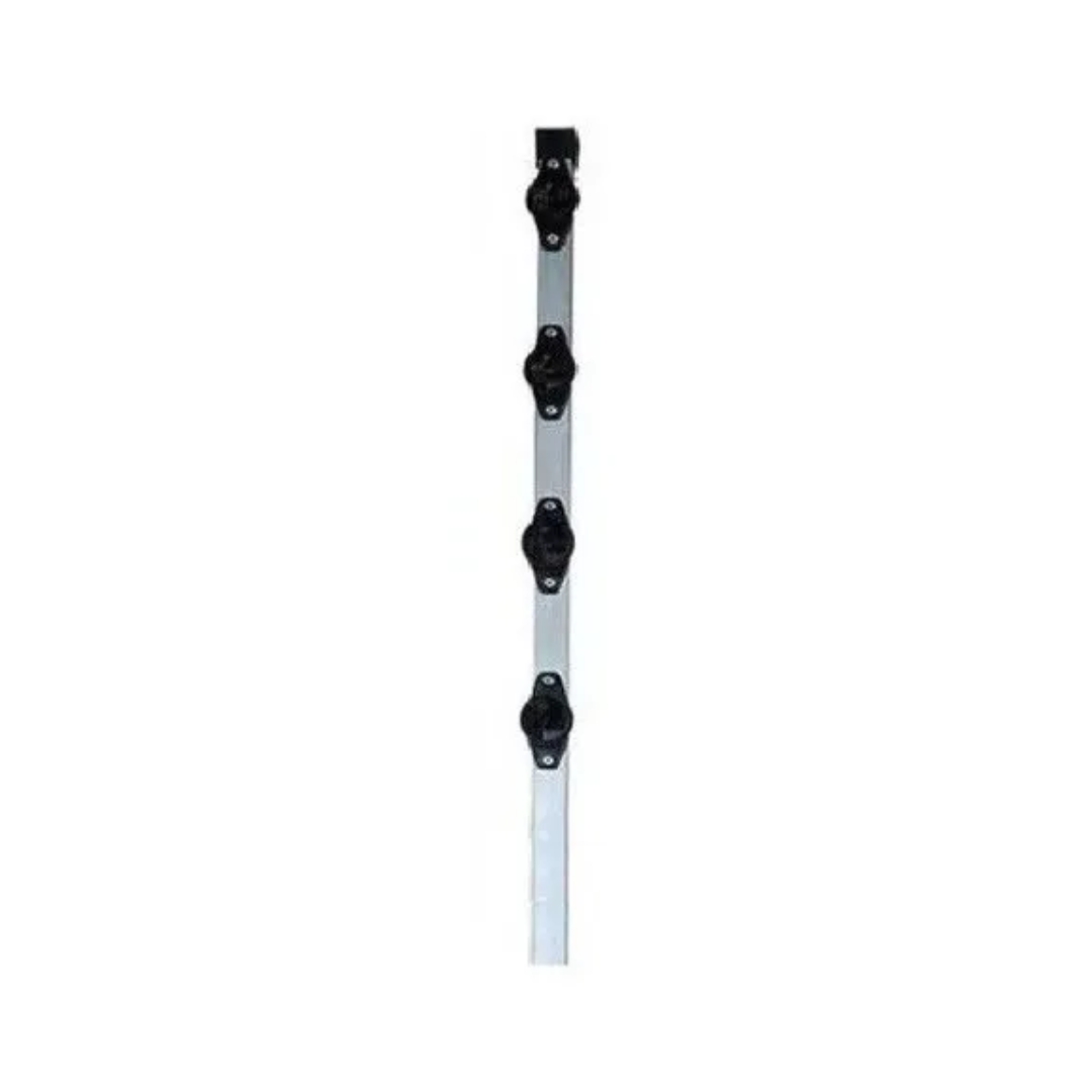 Haste tubo 25x25cm com 80cm de comprimento e 4 isoladores
