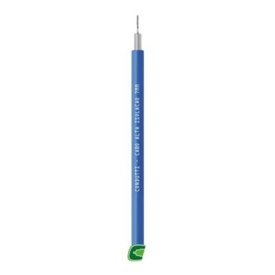 CABO ALTA ISOLACAO PARA CERCA ELETRICA 7MM 20M AZUL