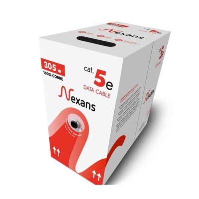 CABO DE REDE UTP CAT5E 4 PARES 24AWG CMX AZUL 305M NEXANS